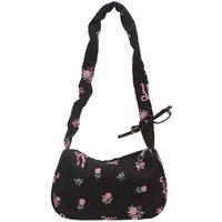 Unisex Pink Small Square Shoulder Handbag - Adjustable Strap, Multiple Colours, Compact Everyday Purse
