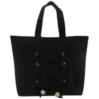 Unisex White Fashionable Bow Tote Bag - Large Capacity, Lightweight, Elegant Handbag