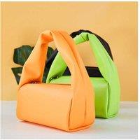 Unisex Black Mini Waterproof Cosmetic Handbag - Lightweight Organiser Satchel (19x9x9cm)