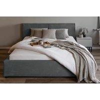 Lisa Storage Bed in Jumbo Cord Fabric with Hidden Storage Compartments
