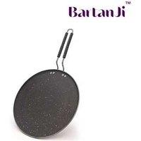 BartanJi Multi Tawa - 30cm Non-Stick Iron Cooking Pan, Toxin-Free, Gas Stove Compatible