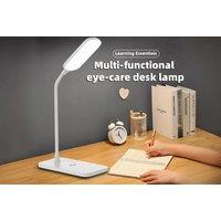 Wireless Charging Desk Lamp with Adjustable Brightness and Qi Compatibility