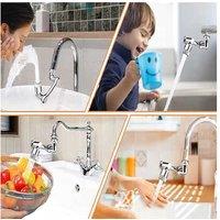 1080-Degree Swivel Faucet Aerator Tap Extension - Alloy, Dual Outlet, Modern Kitchen Sink Accessory