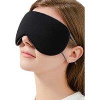 2Pcs Lightweight Double-Sided Sleep Eye Mask for Travel - Cotton, Spandex & Polyester, Adjustable Fit