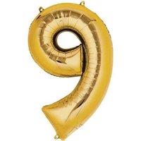 Giant Number Foil Balloons - Birthday Party Decorations, 82cm-100cm, Pack of 2