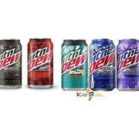 Mountain Dew Assorted Flavours 12-Can Bold Soda Variety Pack