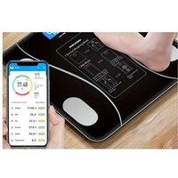Smart Digital Bathroom Body Fat Scale Fitness Tracker - Bluetooth, BMI, App Sync, 180kg Capacity