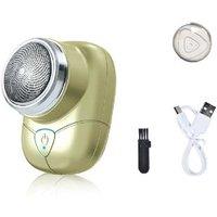 Mini Electric Shaver for Men - Cordless Beard & Face Razor, Travel-Ready, USB Rechargeable