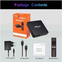 Smart 4K Ultra HD TV Box 8GB+128GB UK - Dual Band, Voice Control, Bluetooth - Home Cinema Streaming Hub