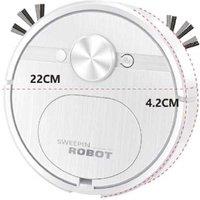 3-in-1 Cordless Sweeping Robot Vacuum - Lightweight, Multi-Surface, 60-Min Battery