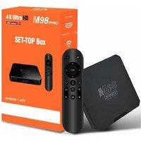 M98Pro 4K Ultra HD Android TV Box, 2GB+16GB, Smart Streaming, UK Edition