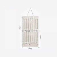 Wall-Mounted Fabric Storage Bag - Modular Hanging Organiser, Large Capacity, Minimalist Style