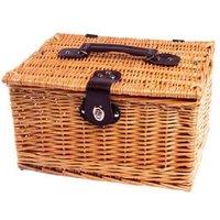 Kensington Wicker Picnic Basket - Portable Outdoor Alfresco Dining Hamper