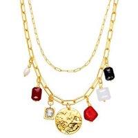 Luxenter Lyho 18k Gold Pendant Necklace - Elegant Statement Jewellery
