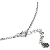 Luxenter Niksa Rhodium-Plated Silver Finish Adjustable Statement Necklace