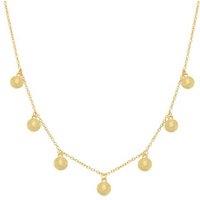 Balark 18k Yellow Gold-Plated Pendant Necklace with Zirconium - Adjustable Chain, Elegant Gift Jewellery