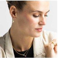 Luxenter Otieno Sterling Silver & 18k Gold Blue Topaz Pendant Necklace - Statement Jewellery