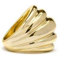 Luxenter Abalt 18ct Yellow Gold Statement Women's Ring
