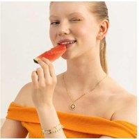 Gold Plated Boho Blue Crystal Bracelet - Luxenter Yakde, 18ct Yellow Gold Finish, 55mm Cuff