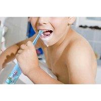 Kids Electric Toothbrush with Sonic Cleaning, 6 Replacement Heads - For Ages 3-15