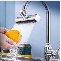 4 Modes Kitchen Sink Sprayer Attachment - ABS Plastic, 360 Rotating, Universal Fit
