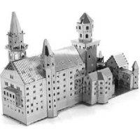 Neuschwanstein Castle 3D Metal Puzzle - Silver Gray, Architecture Game for Teens & Adults (14+), Compact Tabletop Model