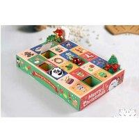5Pcs Empty Christmas Advent Calendar Gift Boxes - 24 Compartments, Family-Friendly, Refillable