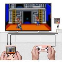 2-Player Retro Handheld Gaming Console - Built-in 500 Classic Games, Portable, TV Output