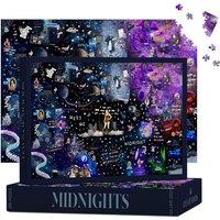 1000-Piece Taylor Swift-Themed Puzzle - Pink or Black