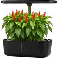 10-Pod Hydroponic Indoor Garden Kit with LED Grow Light & Automatic Timer
