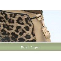 Unisex Black Stone-Painted PU Crossbody Zippered Bag - Stylish Compact Handbag
