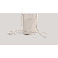 Unisex Black Lightweight Crossbody Bucket Bag - Durable Everyday Purse with Adjustable Strap & Secure Drawstring