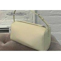 Unisex Black Retro Minimalist Vegan Leather Handbag - Classic Shoulder Tote for Everyday Use