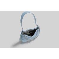 Unisex Black Versatile Jacquard Small Crossbody Bag - Adjustable Chain Strap, Lightweight, Stylish Purse