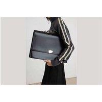 Black Small Multifunctional Briefcase - Compact, Durable, Versatile Travel Bag