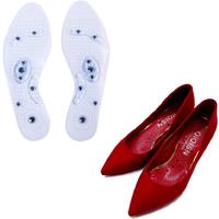 Magnetic Acupressure Silicone Foot Insoles - Pressure Point Relief for All-Day Comfort (Gel, For Tired Feet)