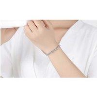 Unisex Zircon Tennis Bracelets - Silver or Gold, 17cm/19cm, Durable & Elegant Chain Set