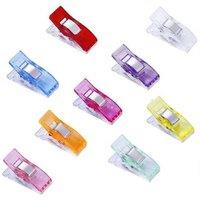 50Pcs Heavy-Duty Sewing & Quilting Clips - Multi-Colour Fabric Fasteners for DIY & Craft Projects