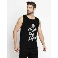 Hashtag Life Sleeveless Sando Tank Top - Breathable Gym/Streetwear for Men