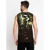 The Godfather Sleeveless Sando - Dark Green Men's Dri-Fit Vest - Breathable, Durable, Versatile