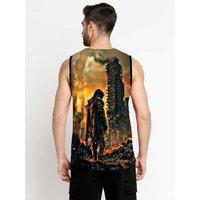 Men's Sleeveless Dri-Fit Sando Vest - Breathable, Durable, Trendy Gym Top