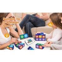 Block Puzzle Board Game - Educational Family STEM Toy, Ages 6+, Multi-Player, Portable