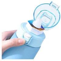 Tritan Leak-Proof Water Bottle Set - 7 Flavour Rings, 1L, Reusable, BPA-Free