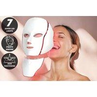 PRICE DROP! Shark 7-Colour LED Light Therapy Face & Neck Mask For Radiance