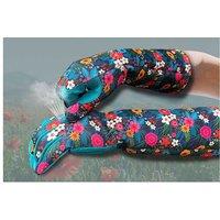 Women's Rose Pruning Gardening Gloves - Breathable, Thorn-Proof, Floral Design