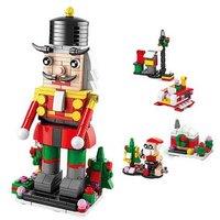 Kids Toy Building Block Advent Calendar - 24 Surprises, 583 Pieces, Family Christmas Kit