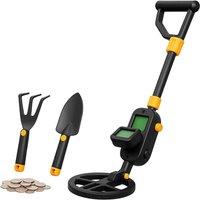Kids' Metal Detector with LCD & Sound Indication - Shovel and Rake Included!