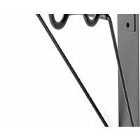 Wall Mounted Metal 2-Bike Rack - Space-Saving Garage Storage Hook Hanger, Heavy Duty, Scratch-Proof