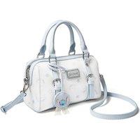 Unisex Black Stitch- Boston-Style Pillow Bag - Adjustable Strap & Charm Included