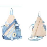 Unisex Black Stitch- 3D Plush Crossbody Bag